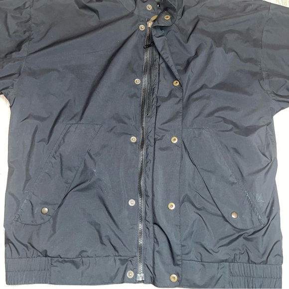 FOOTJOY DRYJOYS Mens Black Short Sleeve Button up Zip up Hidden Pocket Size Med - Picture 7 of 16